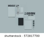 attributes of web designer on... | Shutterstock . vector #572817700