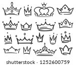 sketch crown. simple graffiti...