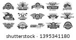 biker club emblems. retro... | Shutterstock .eps vector #1395341180