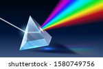 realistic prism. light... | Shutterstock .eps vector #1580749756