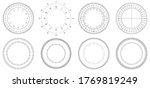 round measuring circles. 360... | Shutterstock .eps vector #1769819249