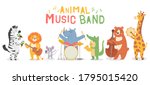 animal musicians characters.... | Shutterstock .eps vector #1795015420