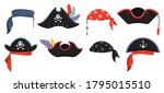 Pirates Hats. Sea Piracy Cap...