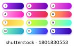 gradient buttons with numbers... | Shutterstock . vector #1801830553