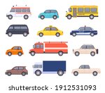 city transport cars. urban car... | Shutterstock .eps vector #1912531093