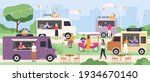 street food festival. people... | Shutterstock .eps vector #1934670140
