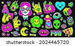 psychedelic retro space ... | Shutterstock .eps vector #2024465720