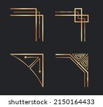 art deco corners collection ... | Shutterstock .eps vector #2150164433