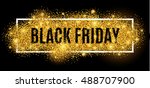 Black Friday Sale Gold Glitter...