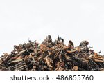 Scrap Metal Isolated On The...