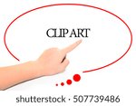 Hand writing clip art  with the ...