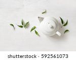 Tea Concept  Teapot With Tea...