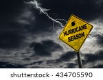 Hurricane Season With Symbol...
