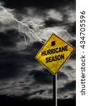 Hurricane Season With Symbol...