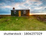 Sunset Over A Shieling Hut On...