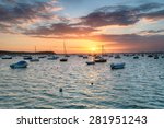 Sunset Over Poole Harbour In...