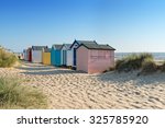 Colourful Beach Huts At...