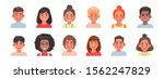 set of avatars of children... | Shutterstock .eps vector #1562247829