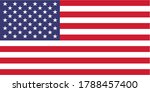 american flag vector icon. usa | Shutterstock .eps vector #1788457400