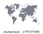 world map vector modern on white | Shutterstock .eps vector #1797277690