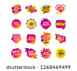 sale banner templates design.... | Shutterstock .eps vector #1268469499