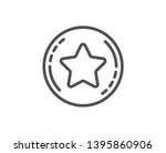 loyalty star line icon. bonus... | Shutterstock .eps vector #1395860906