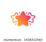 stars icon. favorite sign.... | Shutterstock .eps vector #1428312560