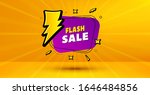 discount banner shape. flash... | Shutterstock . vector #1646484856
