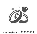marriage rings icon. romantic... | Shutterstock .eps vector #1727535199