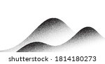 dotwork mountain pattern vector ... | Shutterstock .eps vector #1814180273