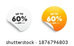 up to 60 percent off sale.... | Shutterstock .eps vector #1876796803