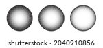 dotwork 3d spheres vector... | Shutterstock .eps vector #2040910856