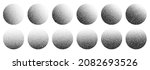 dotwork noise gradient circles. ... | Shutterstock .eps vector #2082693526