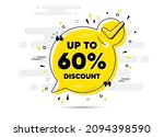 up to 60 percent discount.... | Shutterstock .eps vector #2094398590