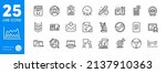 outline icons set. time... | Shutterstock .eps vector #2137910363