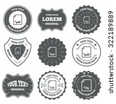 vintage emblems  labels.... | Shutterstock .eps vector #322189889
