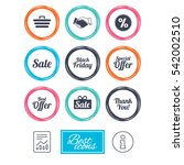 sale discounts icon. shopping ... | Shutterstock . vector #542002510