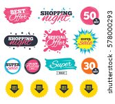 sale shopping banners. special... | Shutterstock .eps vector #578000293