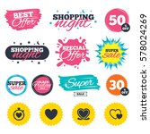 sale shopping banners. special... | Shutterstock .eps vector #578024269