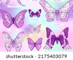 set of insects  beetles ... | Shutterstock .eps vector #2175403079