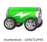 battery with wheels isolated.... | Shutterstock . vector #1646712943