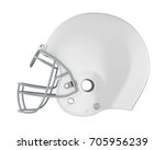 White American Football Helmet...