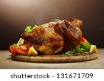 Whole Roasted Chicken With...