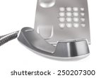 telephone set isolated on white | Shutterstock . vector #250207300
