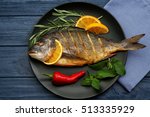Tasty Fish With Vegetables And...