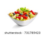 Bowl With Yummy Fruit Salad ...