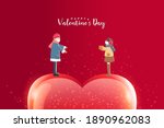 vector design of valentine's... | Shutterstock .eps vector #1890962083