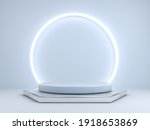 empty podium for poduct display ... | Shutterstock . vector #1918653869