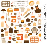 icons  symbols and graphic... | Shutterstock .eps vector #106872773