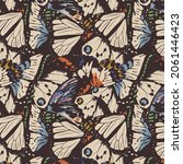 vector butterflies surface... | Shutterstock .eps vector #2061446423